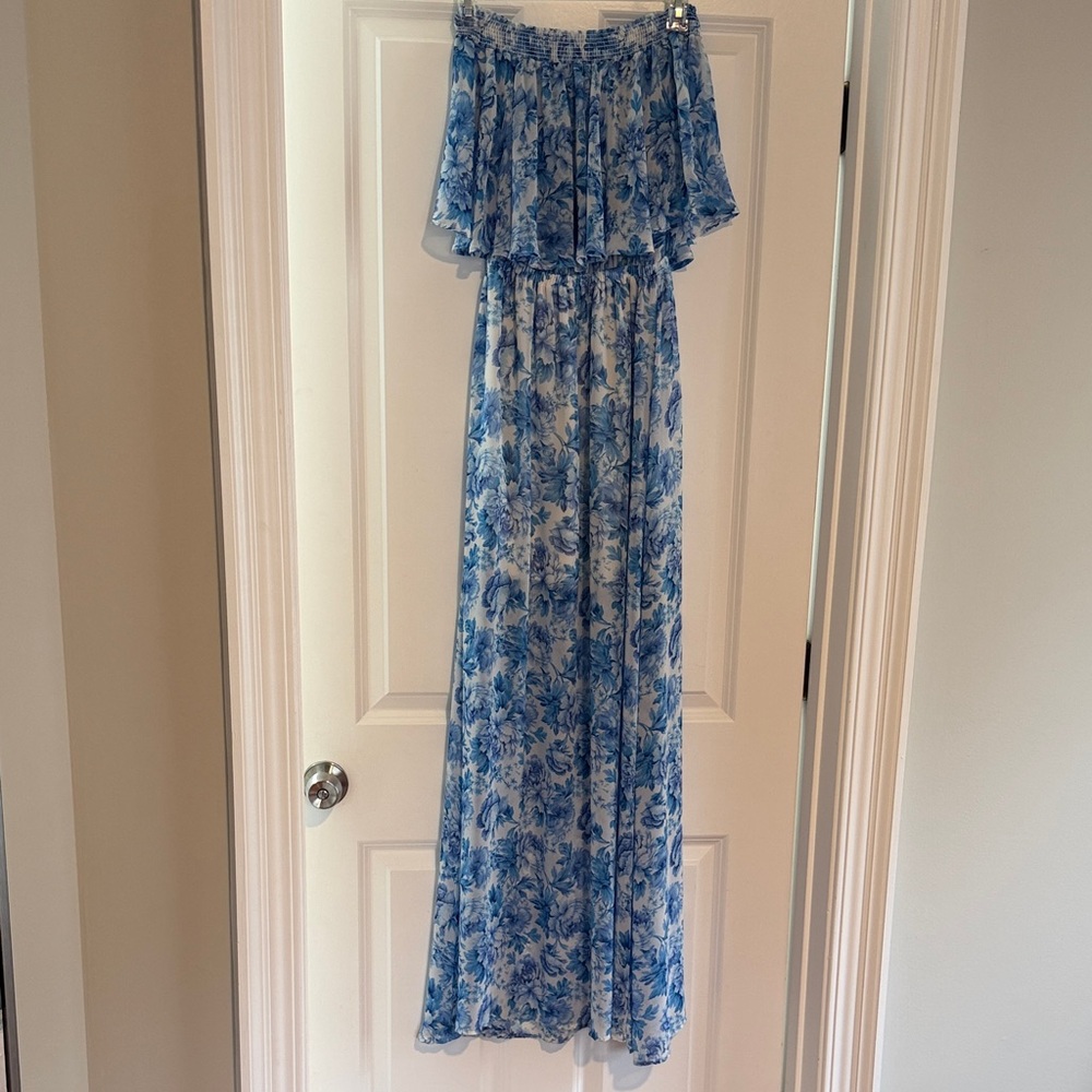 Show Me Your Mumu Floral Off-Shoulder Maxi Dress